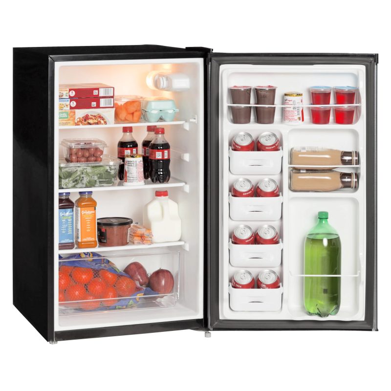 Arctic King 4.4 Cu ft One-Door No Freezer Mini Fridge, Black Stainless Steel Look E-Star, ARM44A5ASL - MadeInUSA - Image 2