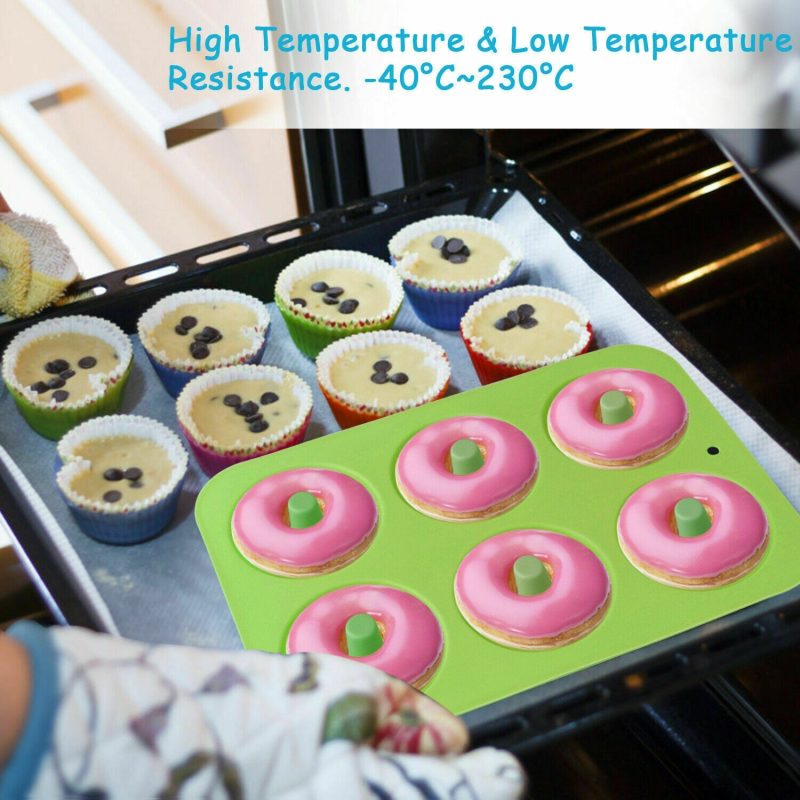 6-Hole Silicone Donut Baking Pan - Image 10