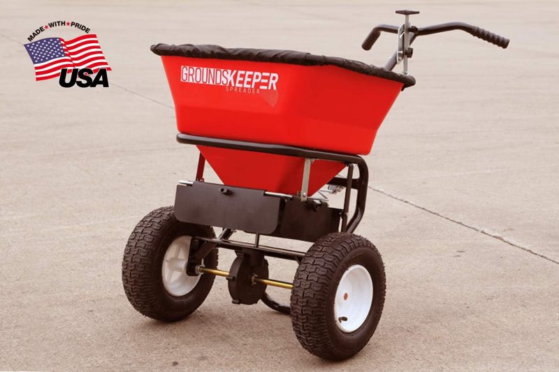 Multi-Purpose Walk Behind Push Spreader 3039632R Grounds Keeper, 100 Pound Capacity, Multi Use Tool for Grass Seed, Salt, De-Icer, Fertilizer and Seeds - Image 18