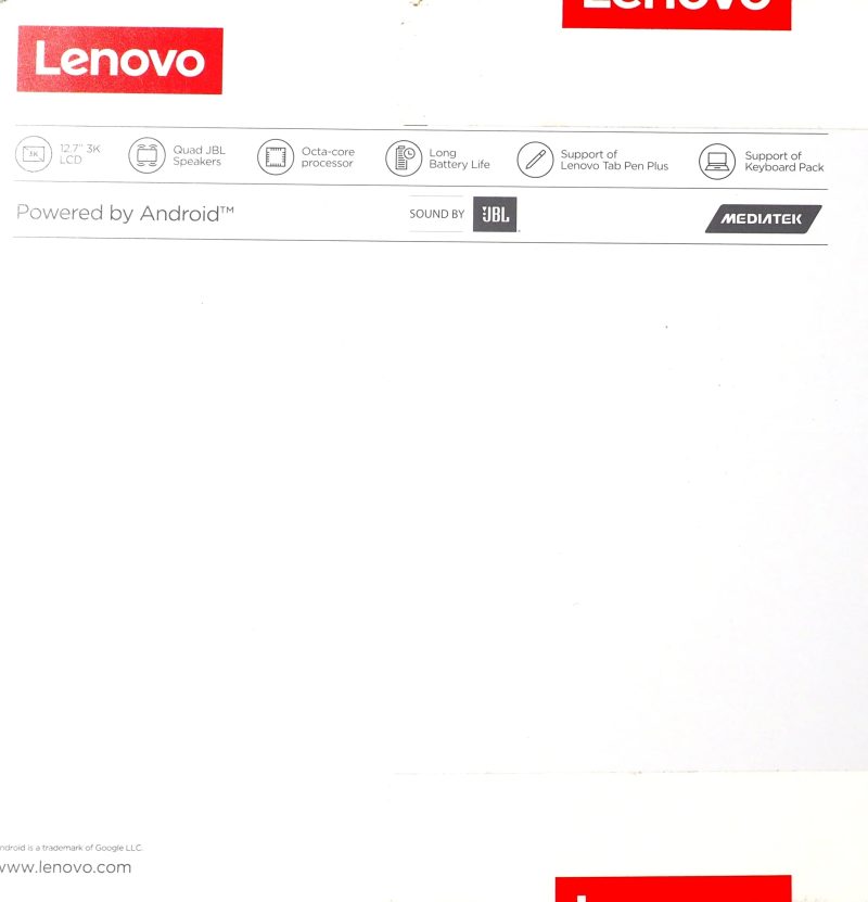 Lenovo Tab P12 TB370FU Tablet, 12.7′′ 3K, MediaTek Dimensity 7050 (6 nm) Octa-core, 8 GB, 256 GB Storage, Android 13, Storm Gray - Image 3