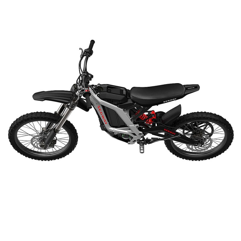 2024 Segway – Dirt eBike x260 w/74.6 mi Max Operating Range & 46.6 mph Max Speed – Silver - Image 10