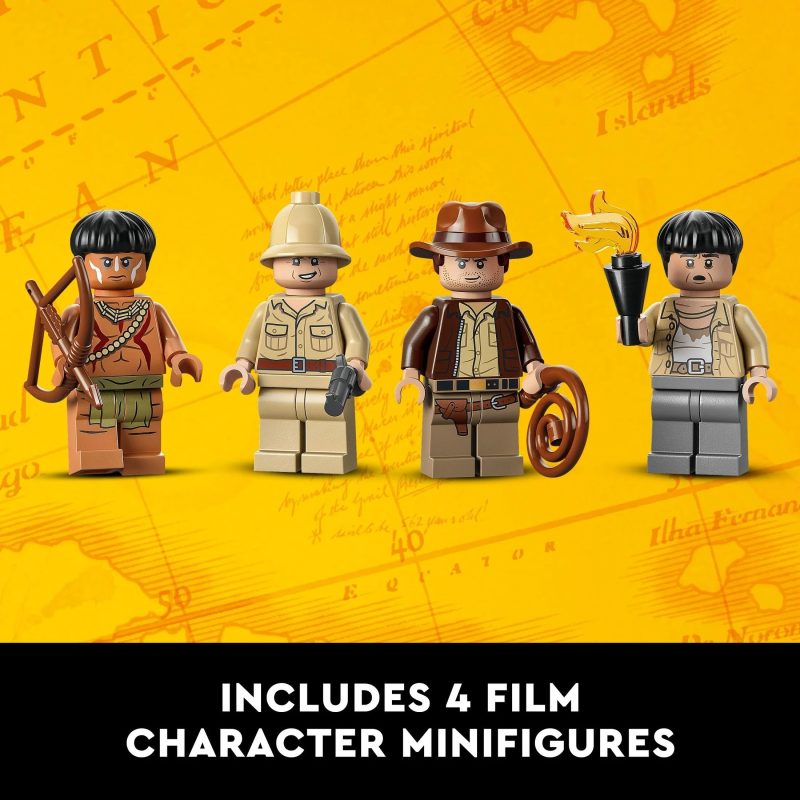 LEGO Indiana Jones Temple of the Golden Idol 77015 Building Project for Adults, Iconic Raiders of the Lost Ark Movie Scene, includes 4 minifigures: Indiana Jones, Satipo, Belloq and a Hovitos Warrior - Image 6