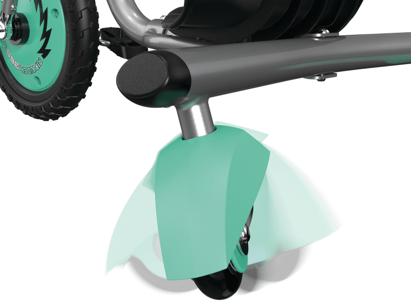 Razor RipRider 360 Mini Tricycle – Teal, 360° Caster Wheels, Ages 3+, Durable Steel Frame, Easy Drifting - Image 4