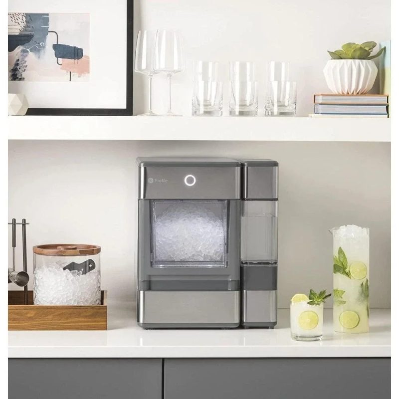 GE Profile Opal Countertop Nugget Ice Maker, Stainless Steel, Bluetooth, Portable, Quick Ice Production - Image 4