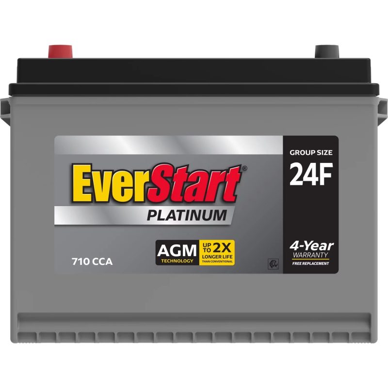 EverStart Platinum AGM Automotive Battery, Group Size 24F 12 Volt, 750 CCA - MadeInUSA - Image 4