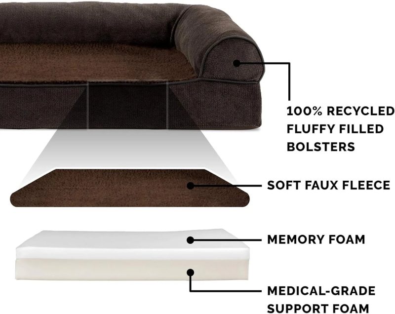 Furhaven Removable Cushion Washable Cover Large Breed Memory Foam Dog Bed - Image 3