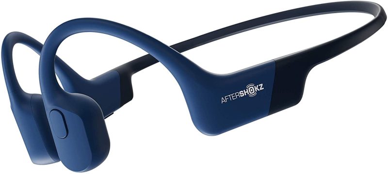 AfterShokz Aeropex Open-Ear Wireless Bone Conduction Headphones with Sport Belt, Cosmic Black, 2.3 - Image 7