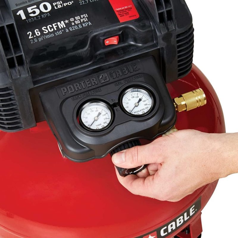 Air Compressor, 6-Gallon, Pancake, Oil-Free (C2002-ECOM) �C Enhanced Packaging - Image 12