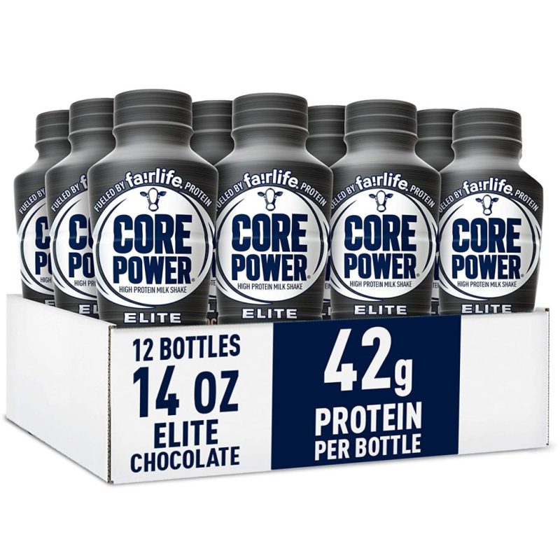 Core Power Elite Chocolate Protein Shakes 42g, 14 Fl Oz, Pack of 12 – Workout Recovery Drink - 图片 11