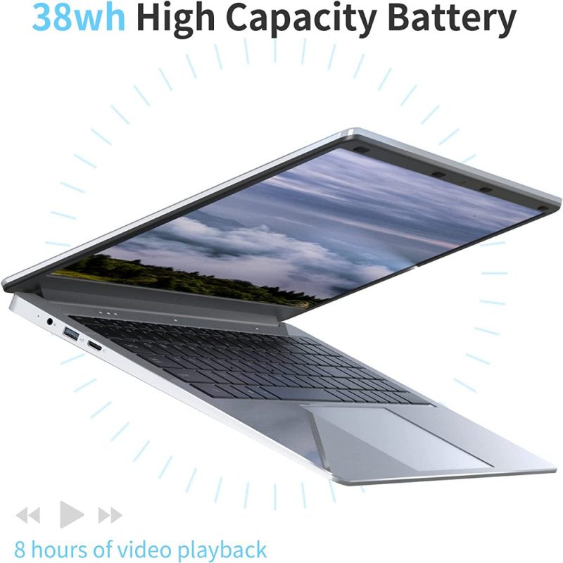 SGIN 15.6Inch Laptop 4GB DDR4 128GB SSD Windows 11 with 4 Core Intel Celeron, Full HD 1920X1080 - Image 5