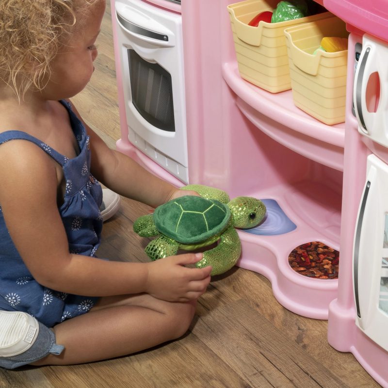 Step2 Fun with Friends Pink Toddler Kitchen Play Set - Image 6