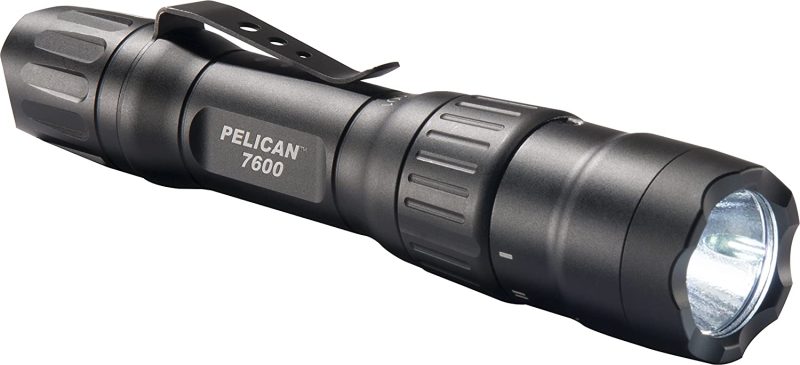 7600 Rechargeable Tactical Flashlight (Black) - Image 2