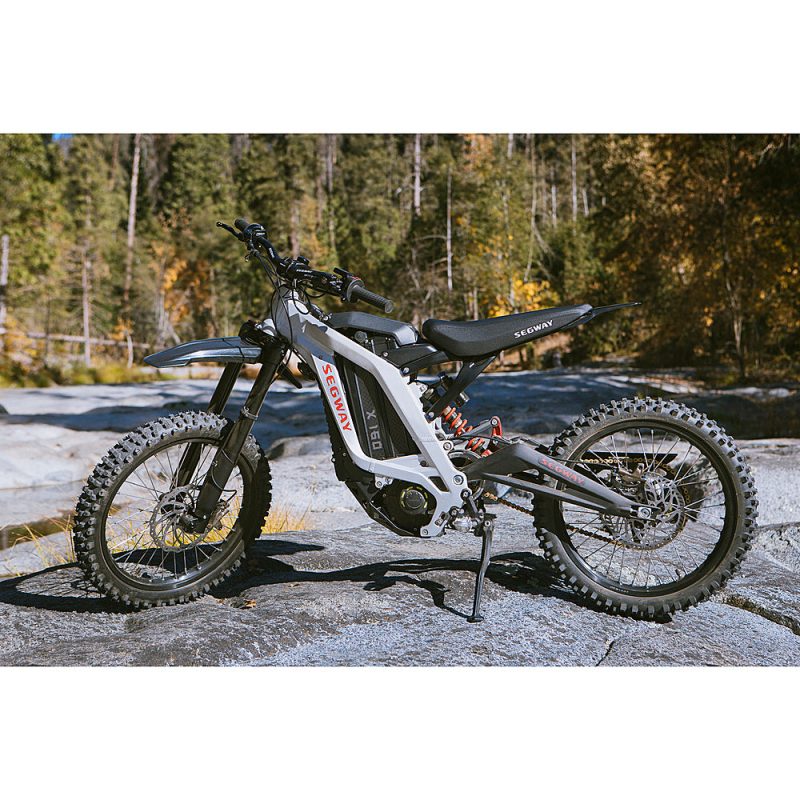 2024 Segway – Dirt eBike x260 w/74.6 mi Max Operating Range & 46.6 mph Max Speed – Silver - Image 4