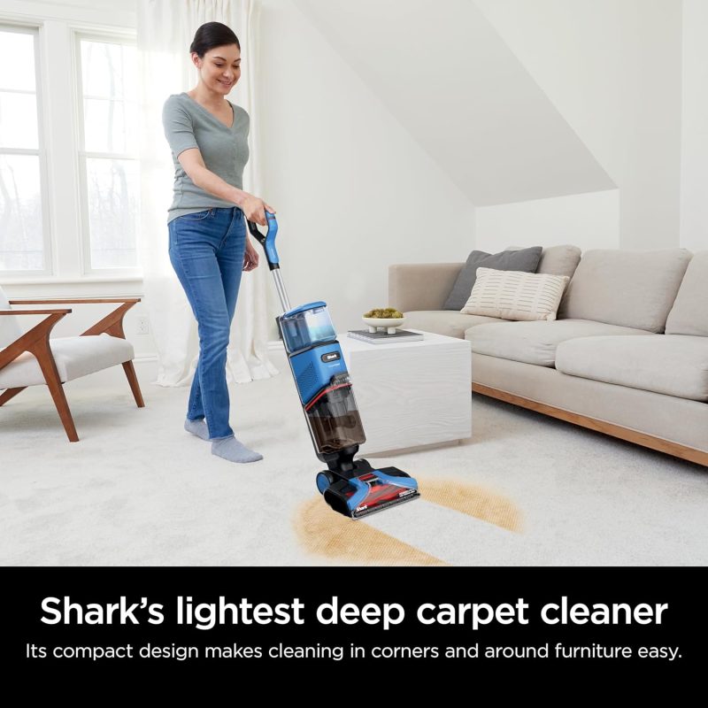 Shark CarpetXpert EX201 Carpet Cleaner, Cyan �C Deep Cleaning with StainStriker, Perfect for Pets, Includes Spot & Stain Remover Tools - Image 15