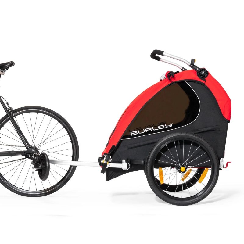 Burley Honey Bee Bike Trailer Red - MadeInUSA - Image 3