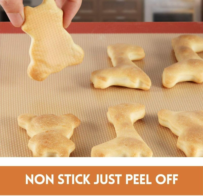 3-Pack Silicone, Nonstick, Heat Resistant, Baking Oven Mats - Image 4