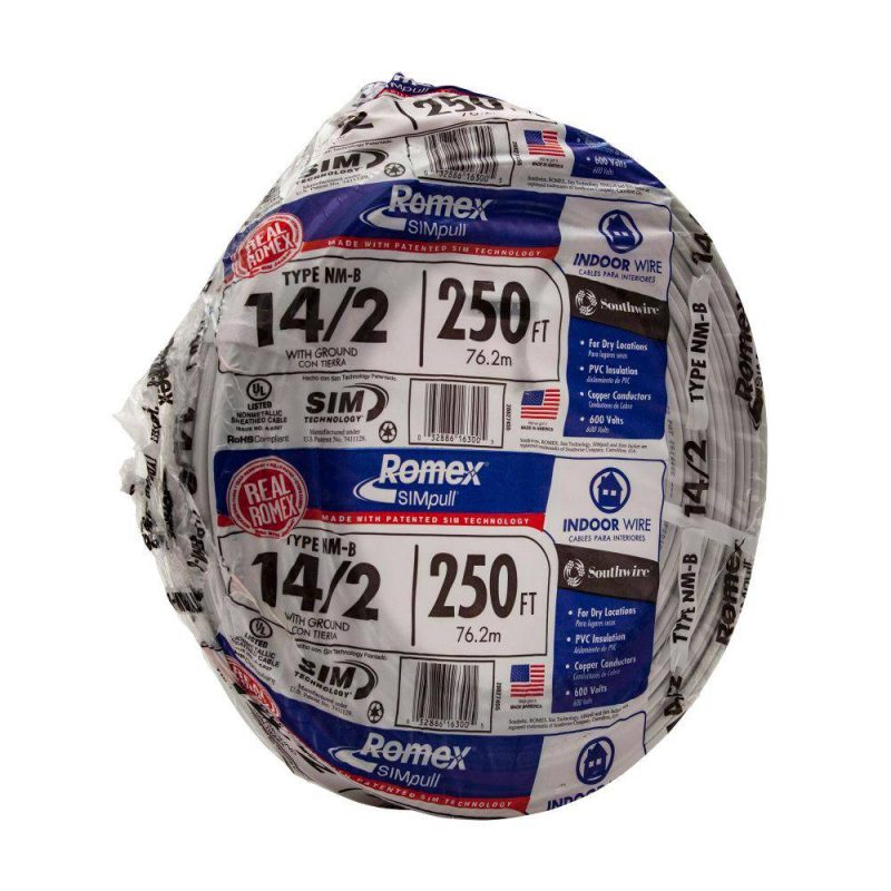 Southwire 250 ft. 142 Romex SIMpull Solid NM-B WG Wire 28827469 - Image 4
