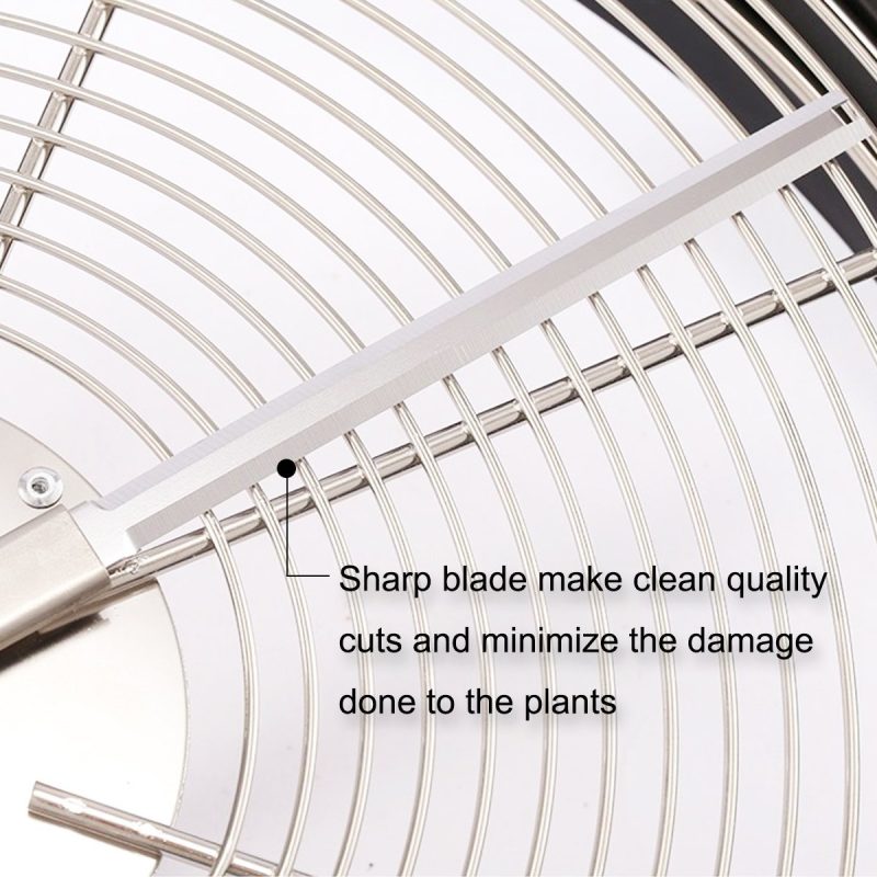 iPower 19′′ Leaf Bowl Trimmer with Sharp Stainless Steel Blades for Wet & Dry Cutting - 图片 3
