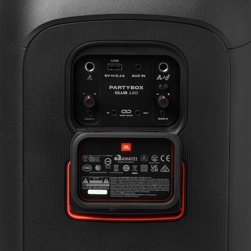 JBL – PartyBox Club 120 Portable Wireless Party Speaker – Black - 图片 10