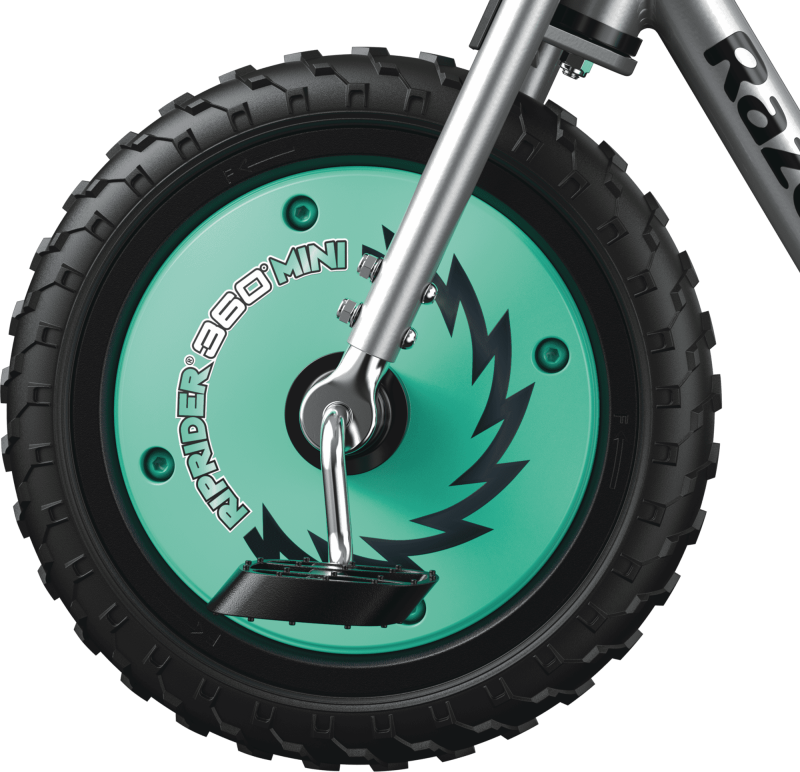 Razor RipRider 360 Mini Tricycle – Teal, 360° Caster Wheels, Ages 3+, Durable Steel Frame, Easy Drifting - Image 3