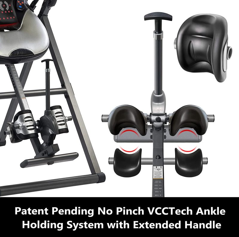 INNOVA HEALTH AND FITNESS ITM5900 Advanced Heat and Massage Inversion Table sgtnighsdesigns - 图片 4