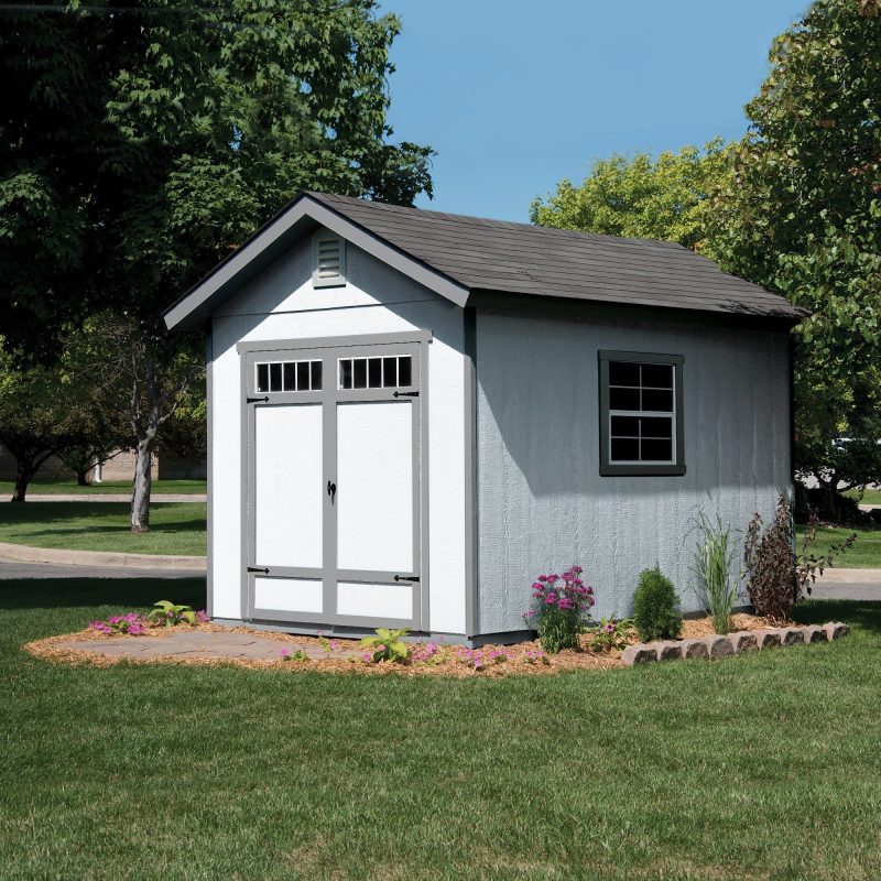 Handy Home Products Beachwood 10 ft. x 12 ft. Wood Storage Shed (Floor Included) - Image 2