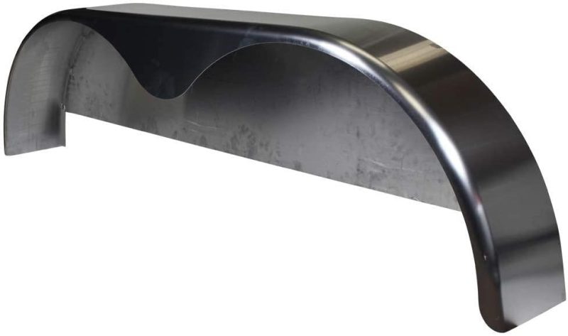 2024 72 10-3/4 Tandem Axle Steel Trailer Fender w/Back Plate Welded In (2-Pack) NO250063 - Image 3