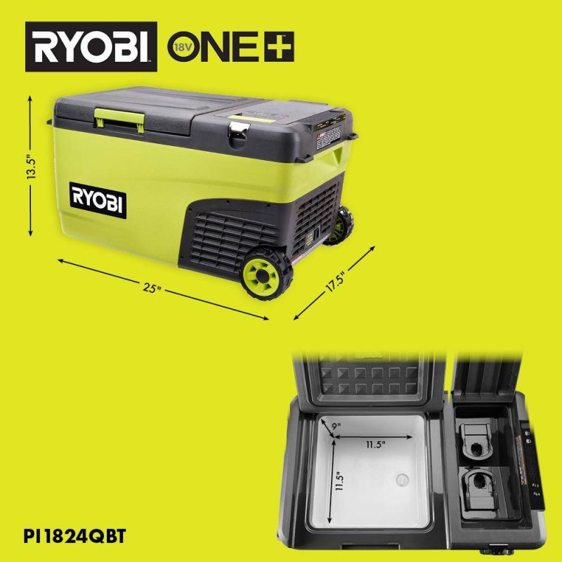 RYOBI ONE+ 18V 24 Qt. Hybrid Battery Powered Iceless Cooler (Tool Only) Pi1824QBT - Image 7