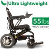 2020 New Folding Ultra Lightweight Electric Power Wheelchair, Silla de Ruedas Electrica, FDA Approved and Air Travel Allowed, Heavy Duty, Mobility Motorized, Portable Power (17.5′′ Seat Width) - Image 2