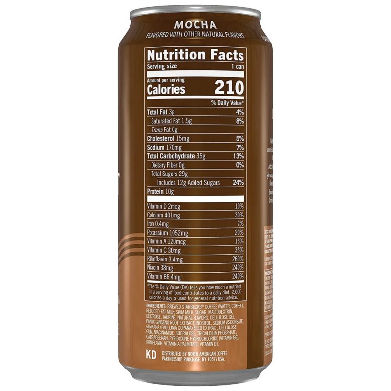 Starbucks Doubleshot Energy Mocha Espresso Coffee, 15 oz Cans, 12 Pack - Image 5