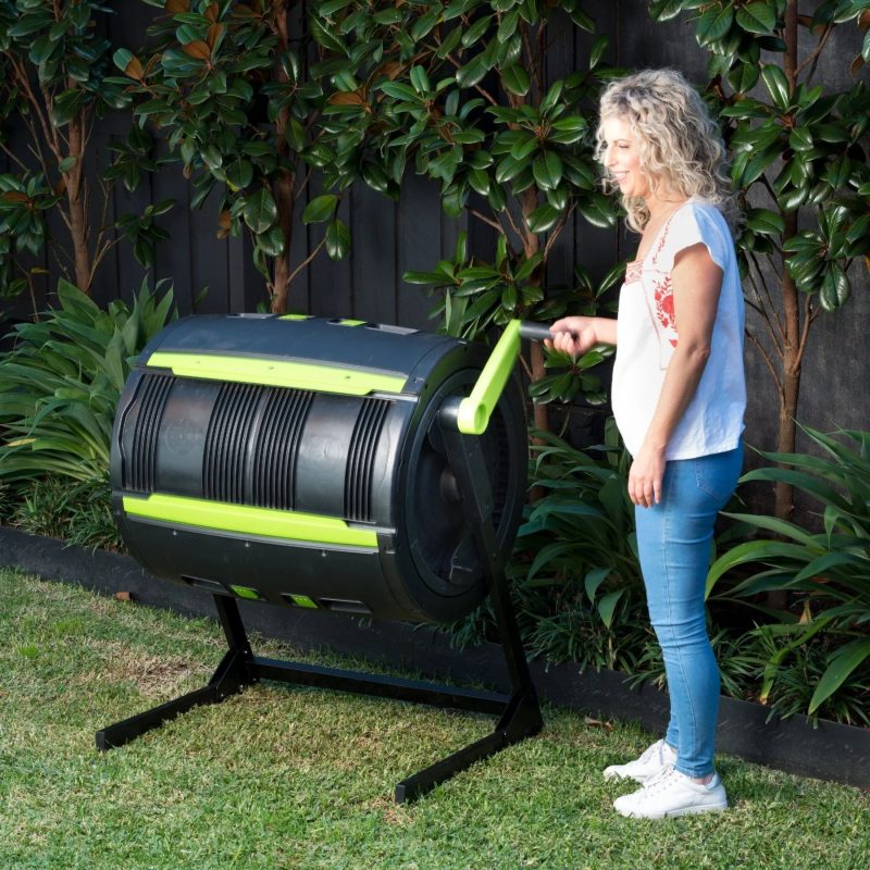Maze 65-Gallon Compost Tumbler And Cart Combo - Image 3