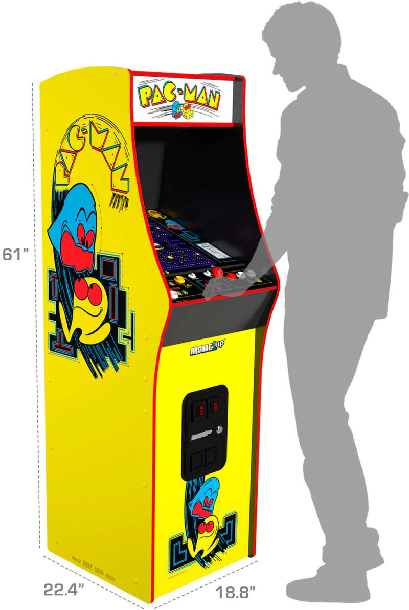 Arcade1Up – PAC-MAN Deluxe Arcade Machine – Yellow - Image 5