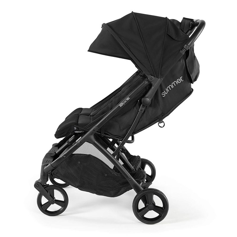 3Dpac CS+ Double Stroller, Black – Car Seat Compatible Baby Stroller – Lightweight Stroller with Convenient One-Hand Fold - Image 4