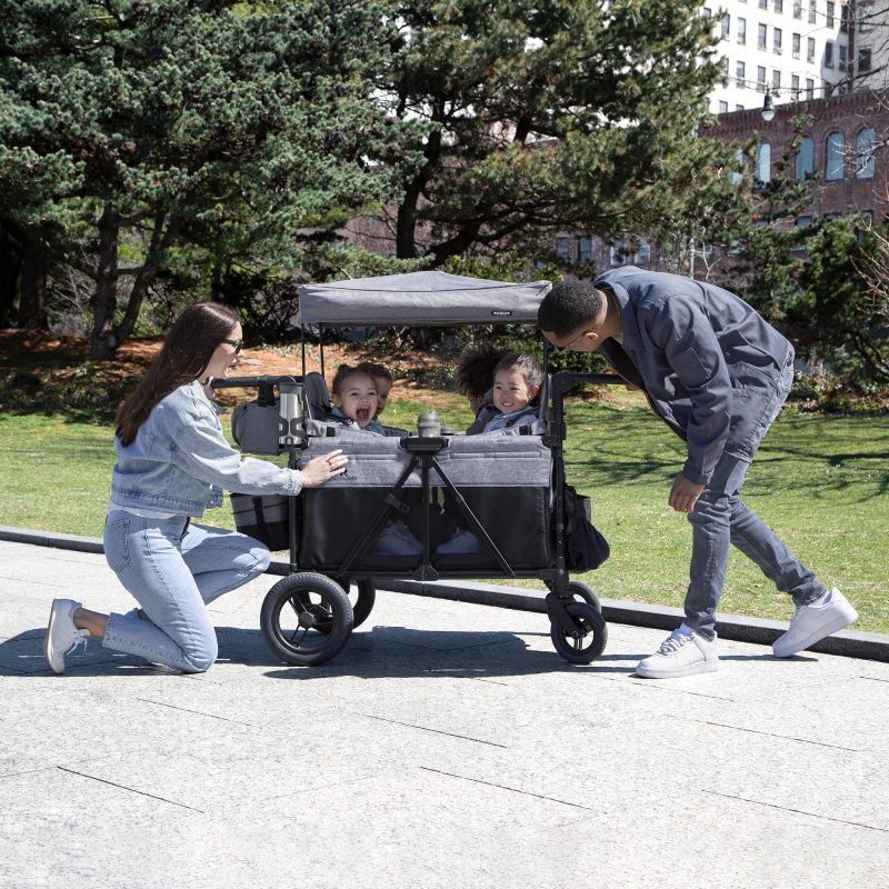 Jeep Wrangler Deluxe 4 Seater Stroller Wagon by Delta Children - 图片 6