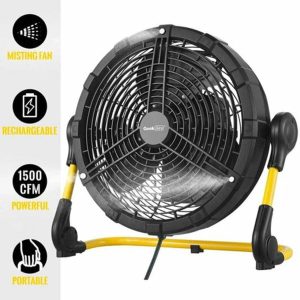 Geek Aire CF100M Cordless 12 inch Outdoor High-Velocity Floor Fan – Misting Feature