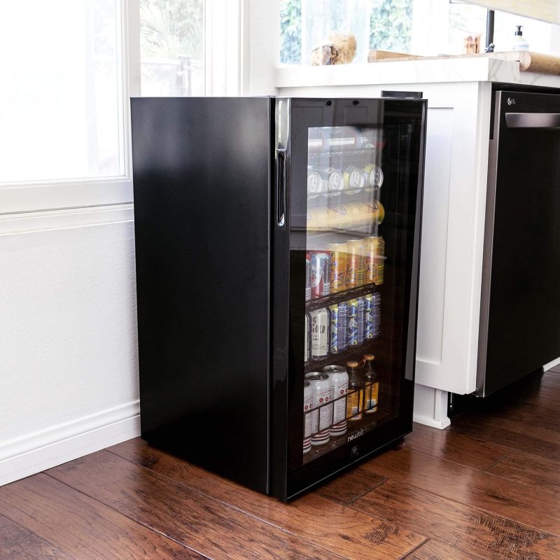 Beverage Refrigerator Cooler | 126 Cans Free Standing with Right Hinge Glass Door | Mini Fridge Beverage Organizer Perfect For Beer, Wine, Soda, And Cooler Drinks - Image 51
