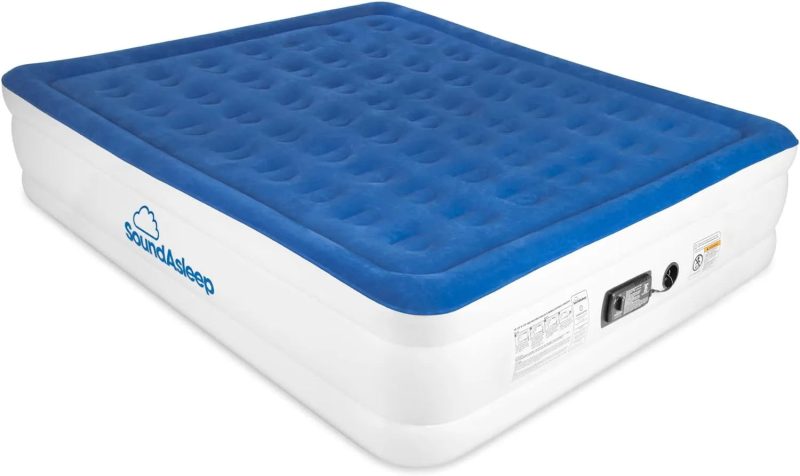 SoundAsleep Products Luxury Inflatable Mattress with Built-in High-Capacity Pump for Family Camping - Image 2
