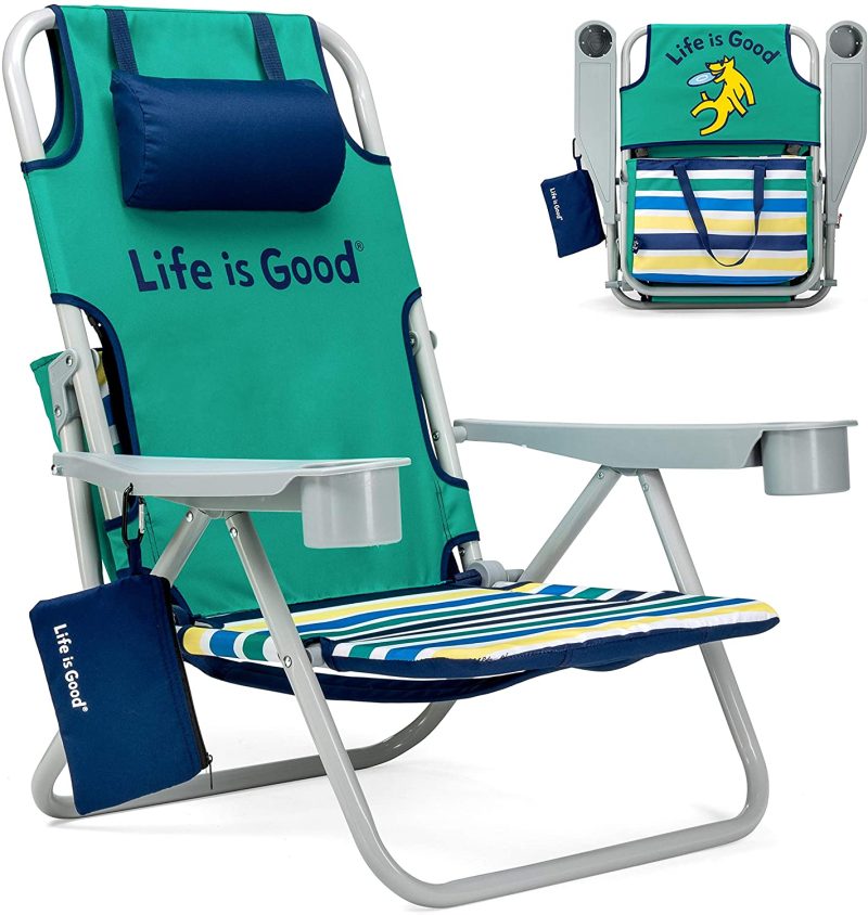 ake Blue Beach Chair, Short - Image 8