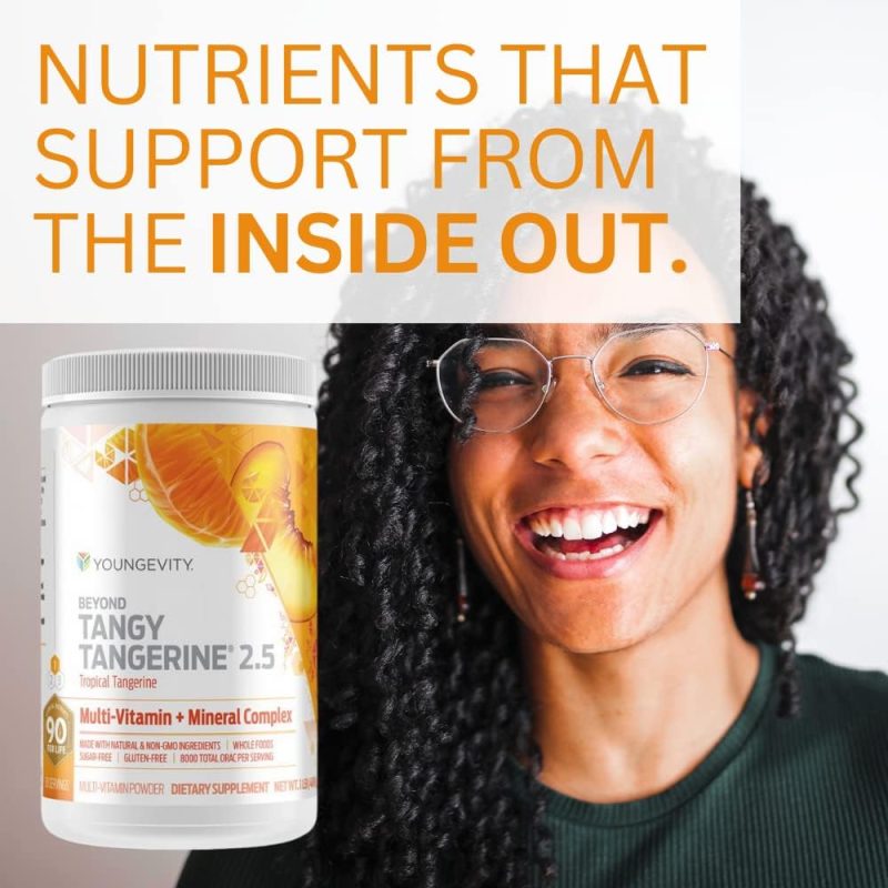 Youngevity Beyond Tangy Tangerine 2.5 Tropical Tangerine Ultimate Multi-Vitamin & Mineral Complex - Made With Natural & Whole Foods | 8,000 ORAC (6) - Image 6
