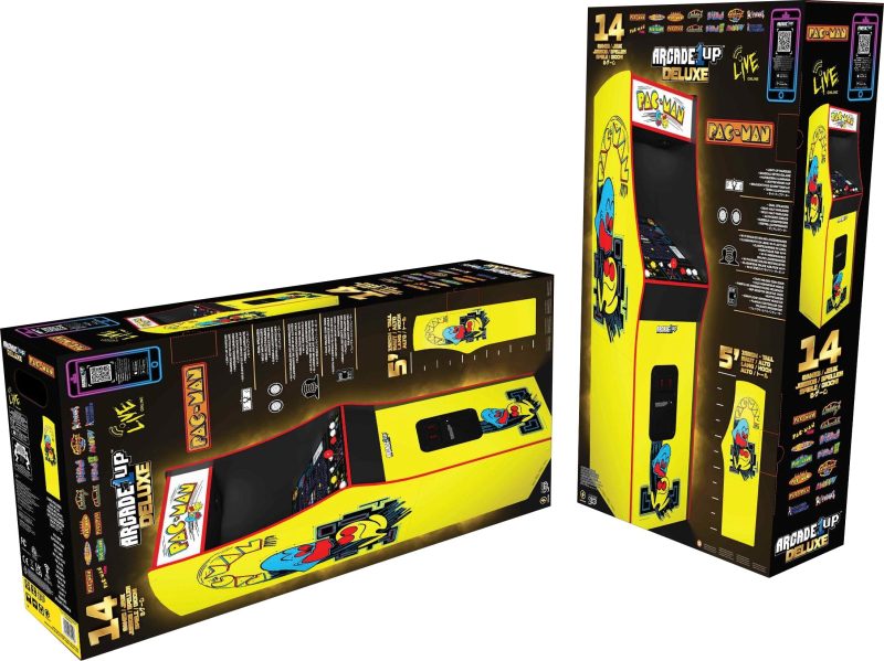 Arcade1Up – PAC-MAN Deluxe Arcade Machine – Yellow - Image 9