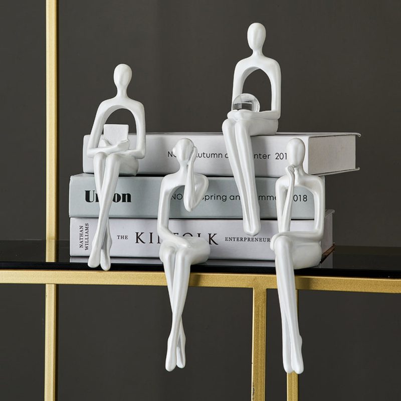 Abstract Bookshelf Decor Figurines - Image 2
