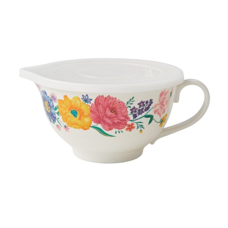 The Pioneer Woman Brilliant Blooms 38-Piece Cookware Set, Teal – Complete Kitchen Solution with Floral Design - Image 8