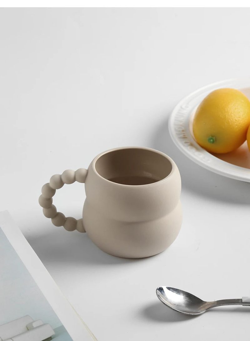 250ml Creative Ceramic Mug Cute Coffee Cup Breakfast Milk Cup Nordic Home Decor Handmade Art Afternoon Tea Cup Couple Gifts - Image 10