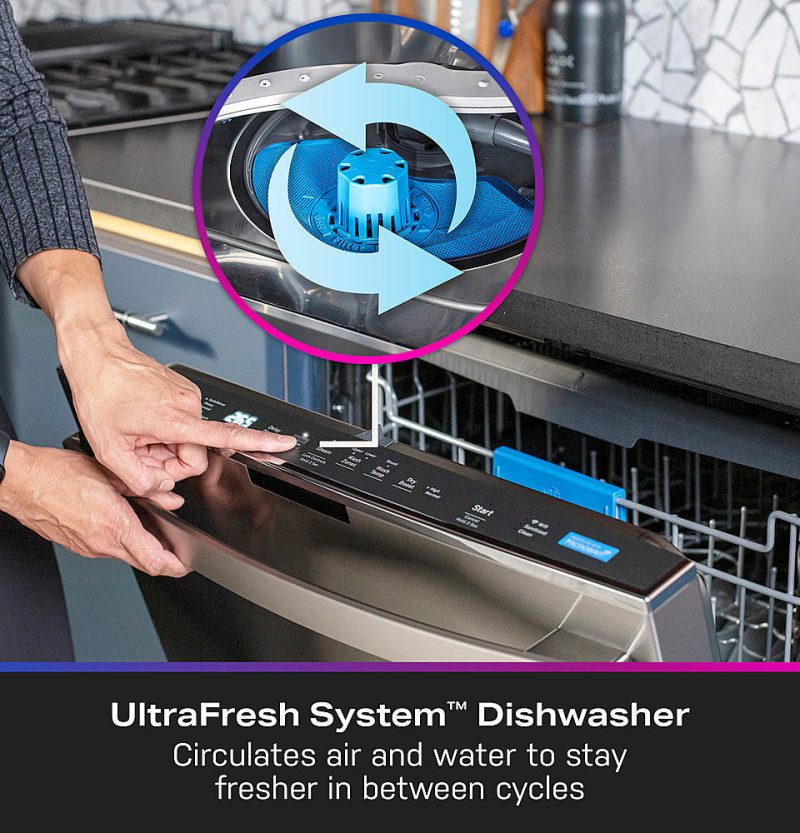 GE Profile – Top Control Smart Built-In Stainless Steel Tub Dishwasher with 3rd Rack and Microban, 42dBA – Stainless steel - Image 15