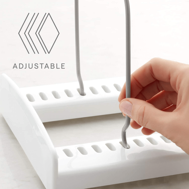 Adjustable Bakeware Storage Rack Or Pot Lids Organizer - Image 3
