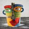 Abstract Art Flowerpot Ornaments – Stylish & Unique Garden Decor, Indoor & Outdoor Planter - Image 8