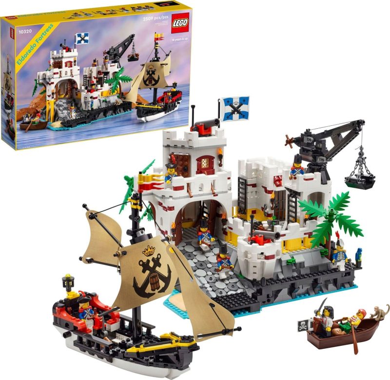 LEGO – Icons Eldorado Fortress with Pirate Ship Building Kit 10320