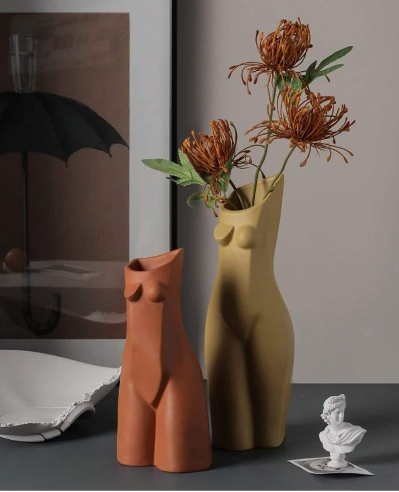 Abstract Body Art Sculpture Vase - Image 4