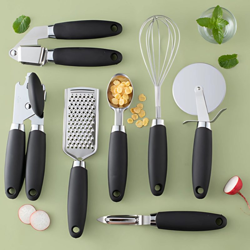 7-Piece Rose Gold Cooking Set - Image 8