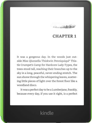 Amazon – Kindle Paperwhite Kids E-Reader 6.8′′ display with kid-friendly cover – 16GB – 2022 – 2023 – Emerald Forest